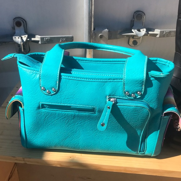 Brand New Biker Boots with a Native American Designed Purse BOTH BRAND NEW - Picture 14 of 16